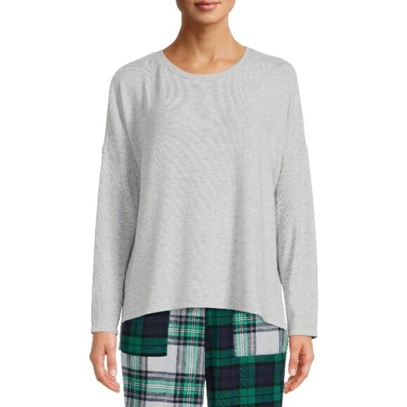 Women’s Hacci Knit Ultra Soft Comfy Sleep Lounge Pajama Long Sleeve Shirt Sz XL - Picture 2 of 4
